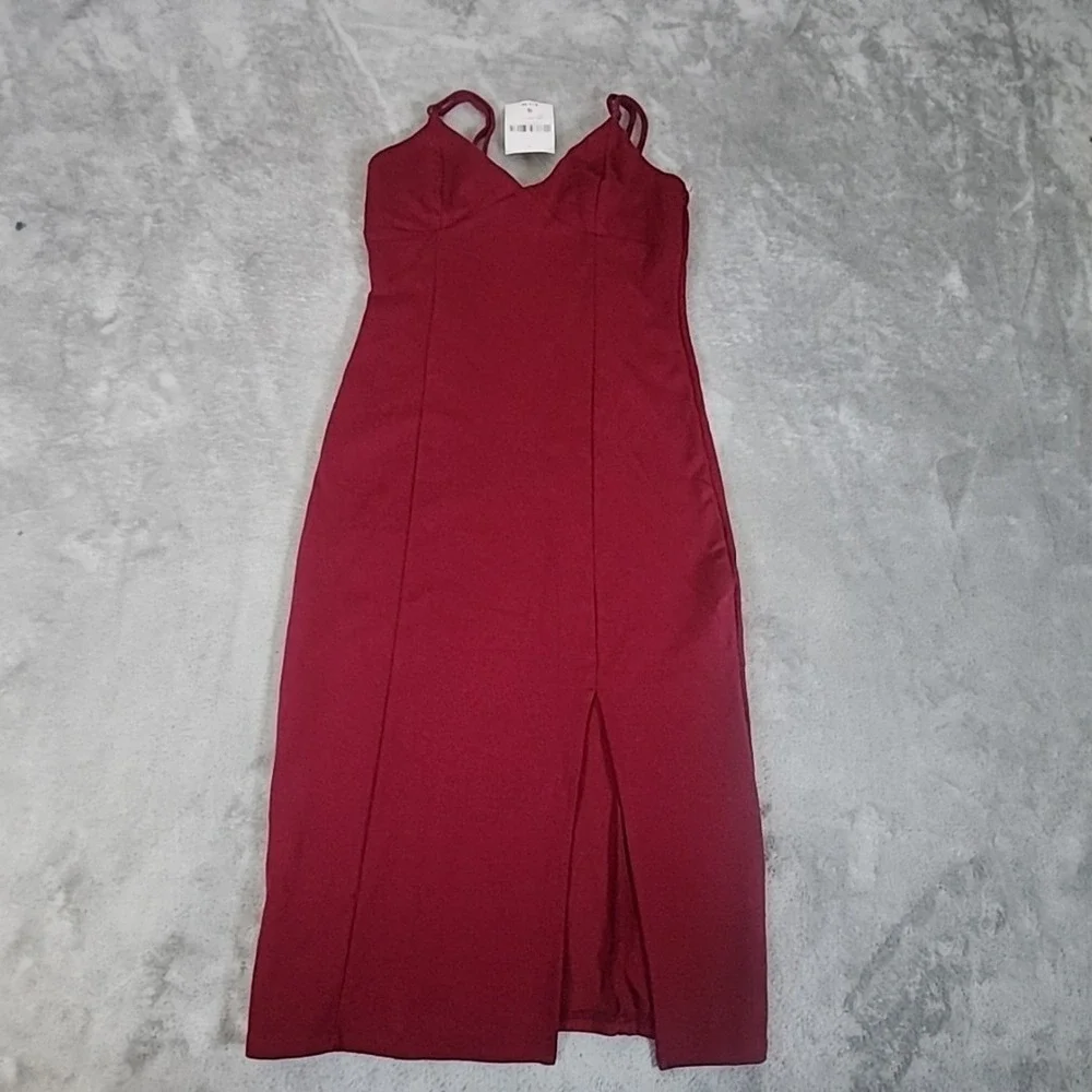 Forever 21 Dress Womens Small Red Sleveless Dinner Formal Classiccore